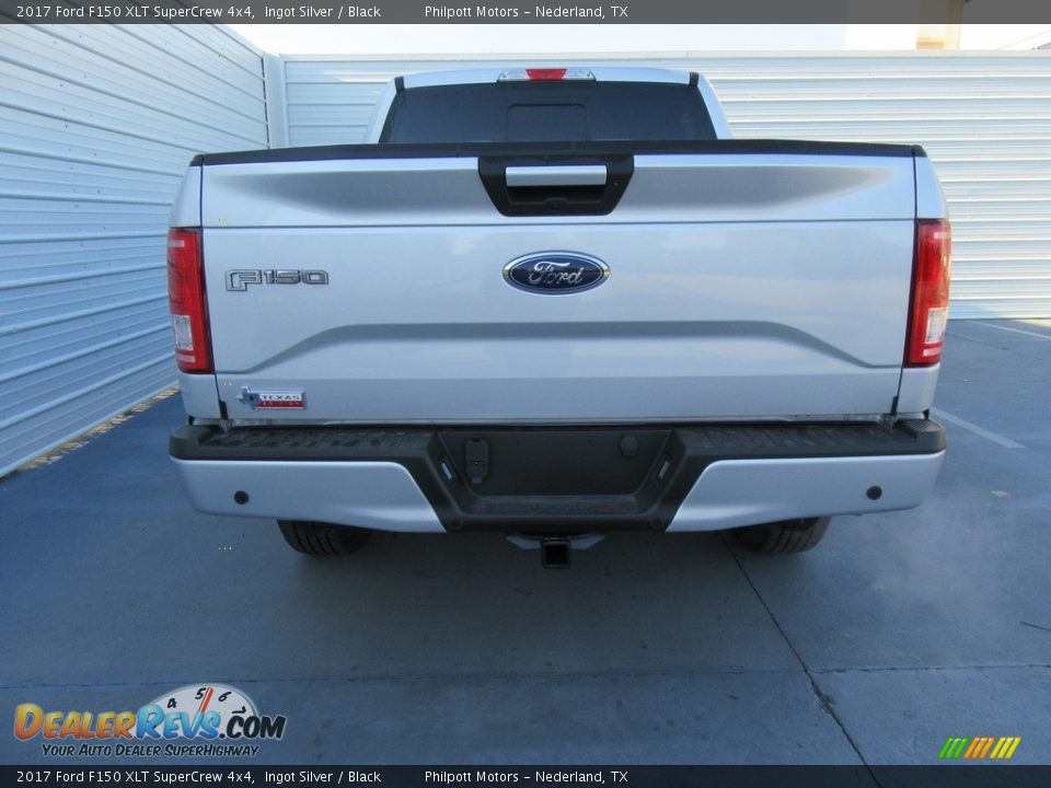 2017 Ford F150 XLT SuperCrew 4x4 Ingot Silver / Black Photo #5