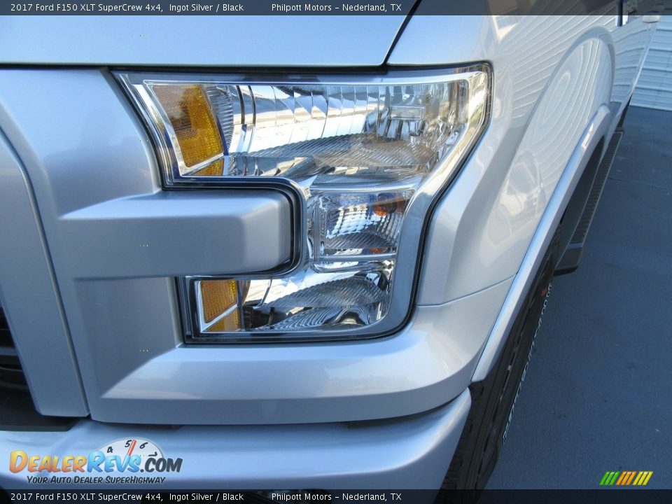 2017 Ford F150 XLT SuperCrew 4x4 Ingot Silver / Black Photo #9