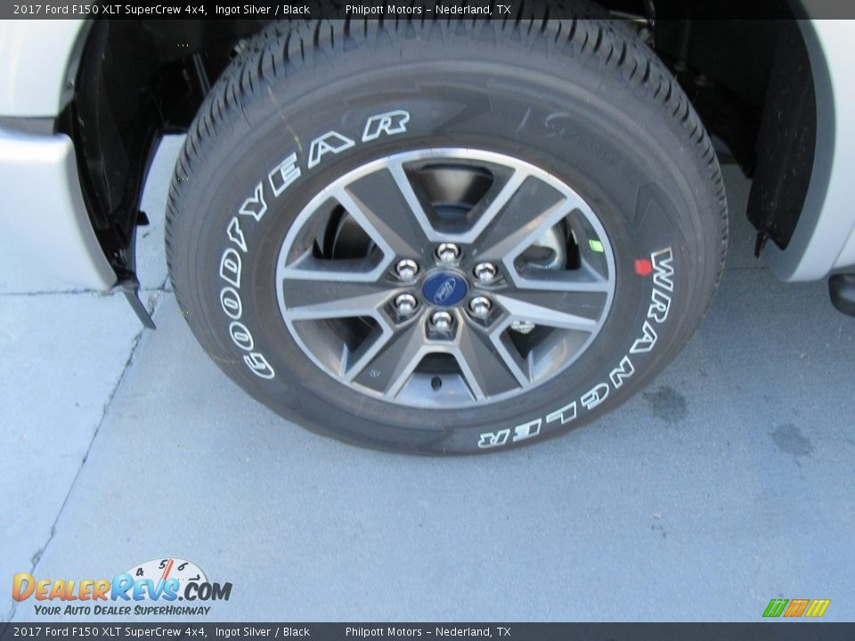 2017 Ford F150 XLT SuperCrew 4x4 Ingot Silver / Black Photo #11