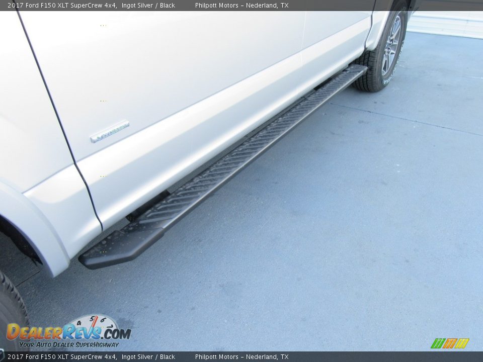 2017 Ford F150 XLT SuperCrew 4x4 Ingot Silver / Black Photo #12