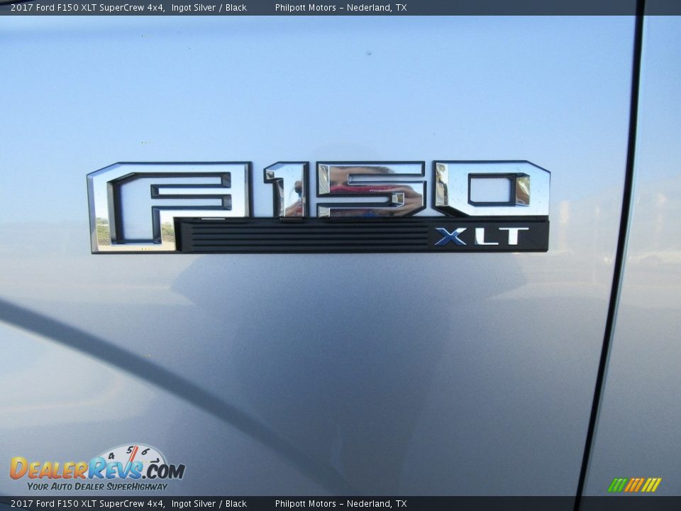 2017 Ford F150 XLT SuperCrew 4x4 Ingot Silver / Black Photo #14