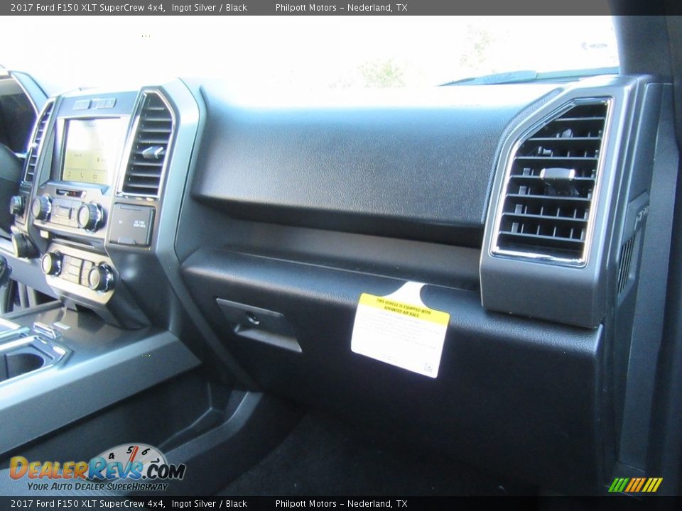 2017 Ford F150 XLT SuperCrew 4x4 Ingot Silver / Black Photo #19