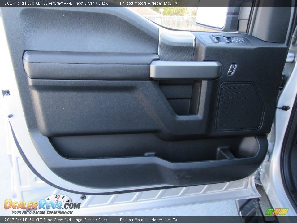 2017 Ford F150 XLT SuperCrew 4x4 Ingot Silver / Black Photo #22