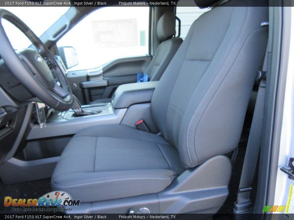 2017 Ford F150 XLT SuperCrew 4x4 Ingot Silver / Black Photo #24