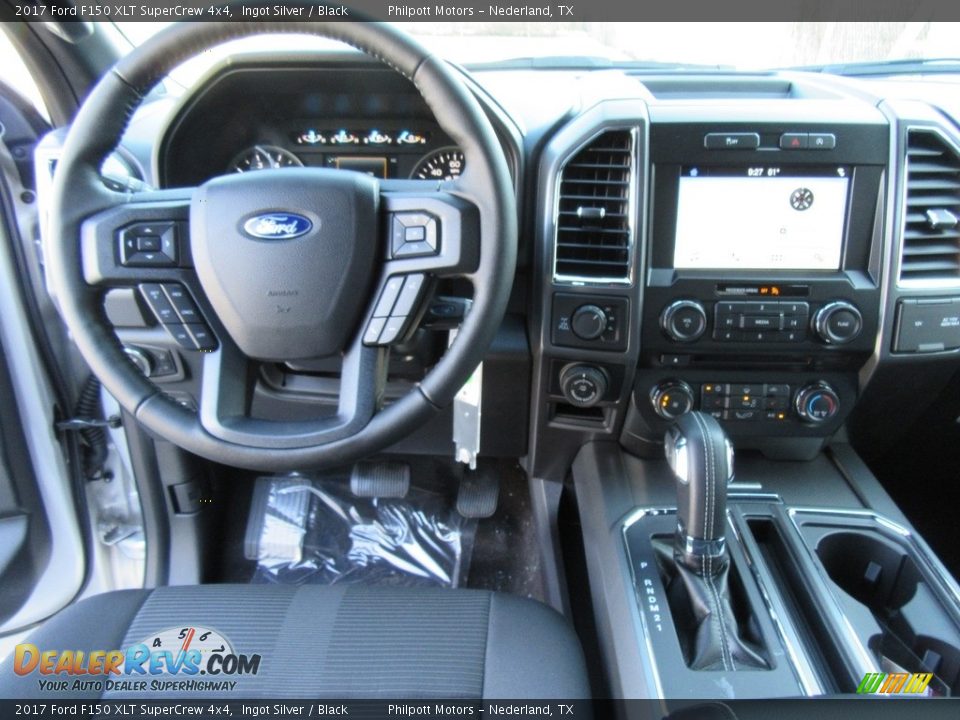 2017 Ford F150 XLT SuperCrew 4x4 Ingot Silver / Black Photo #26