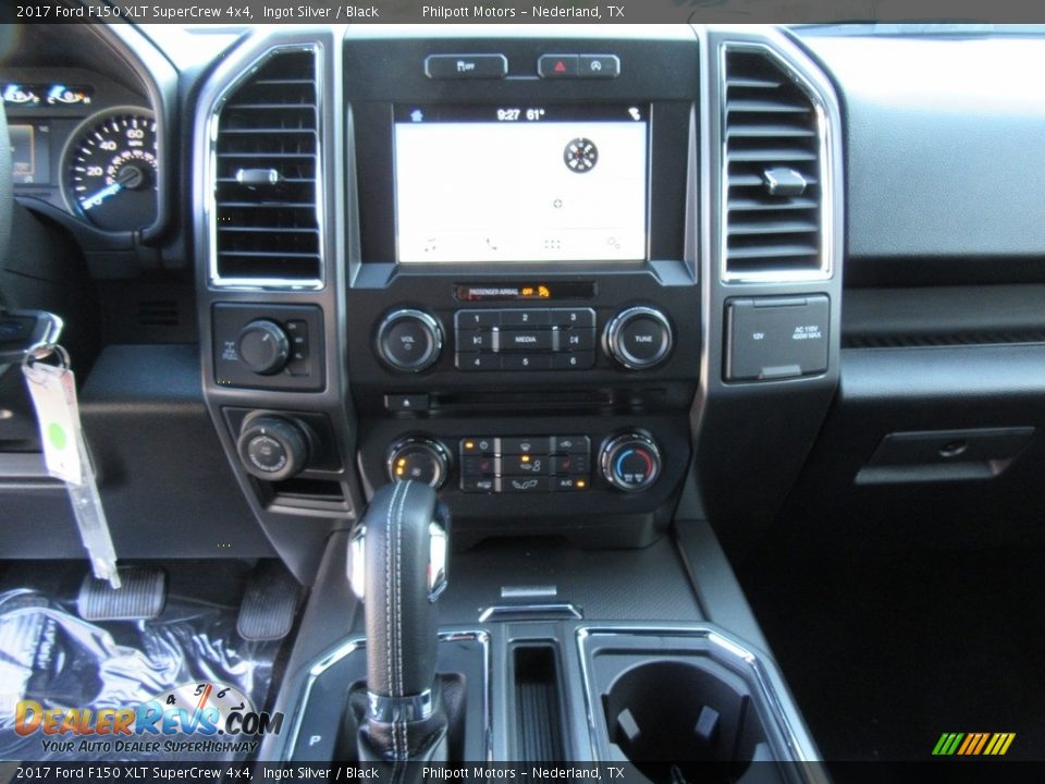 2017 Ford F150 XLT SuperCrew 4x4 Ingot Silver / Black Photo #27
