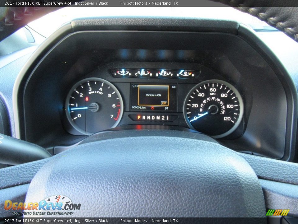 2017 Ford F150 XLT SuperCrew 4x4 Ingot Silver / Black Photo #35