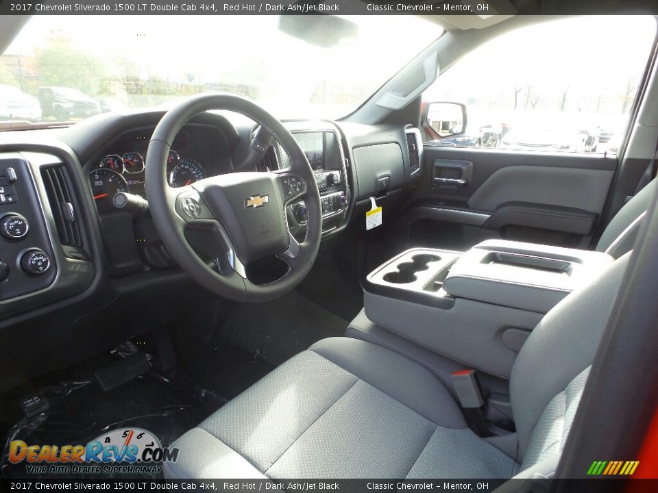 Front Seat of 2017 Chevrolet Silverado 1500 LT Double Cab 4x4 Photo #6