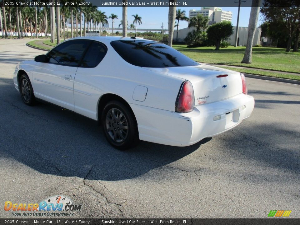 2005 Chevrolet Monte Carlo LS White / Ebony Photo #3
