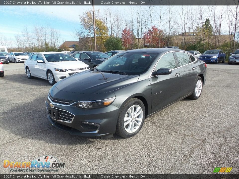 2017 Chevrolet Malibu LT Nightfall Gray Metallic / Jet Black Photo #1