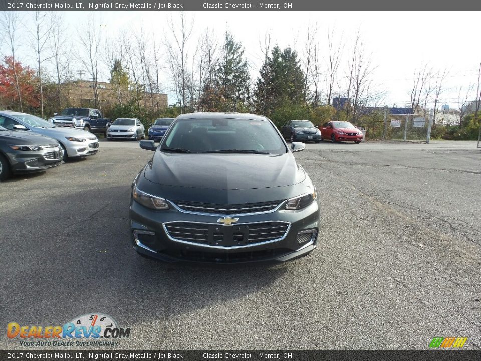 2017 Chevrolet Malibu LT Nightfall Gray Metallic / Jet Black Photo #2