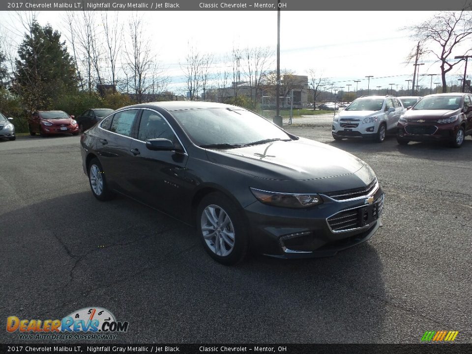 2017 Chevrolet Malibu LT Nightfall Gray Metallic / Jet Black Photo #3