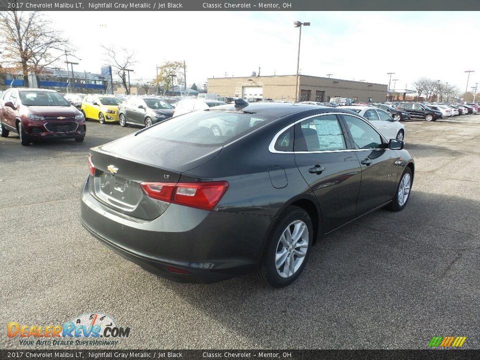 2017 Chevrolet Malibu LT Nightfall Gray Metallic / Jet Black Photo #5