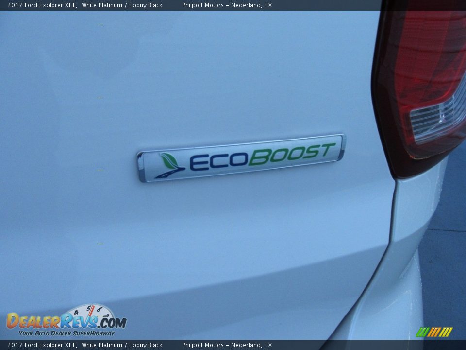 2017 Ford Explorer XLT White Platinum / Ebony Black Photo #15