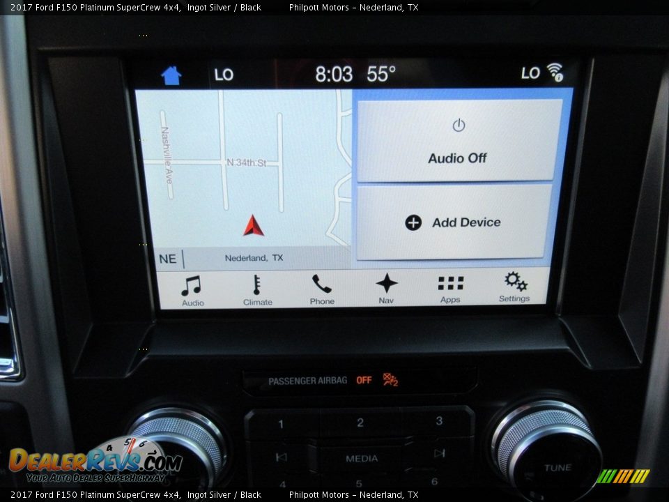 Navigation of 2017 Ford F150 Platinum SuperCrew 4x4 Photo #26