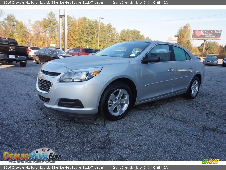 2016 Chevrolet Malibu Limited LS Silver Ice Metallic / Jet Black/Titanium Photo #3