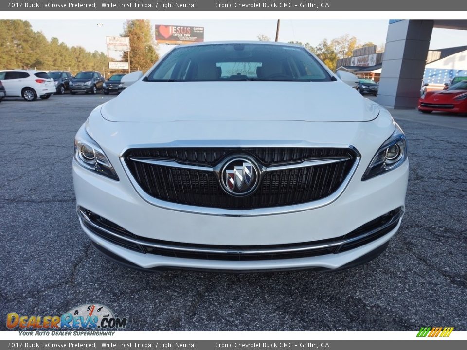 2017 Buick LaCrosse Preferred White Frost Tricoat / Light Neutral Photo #2