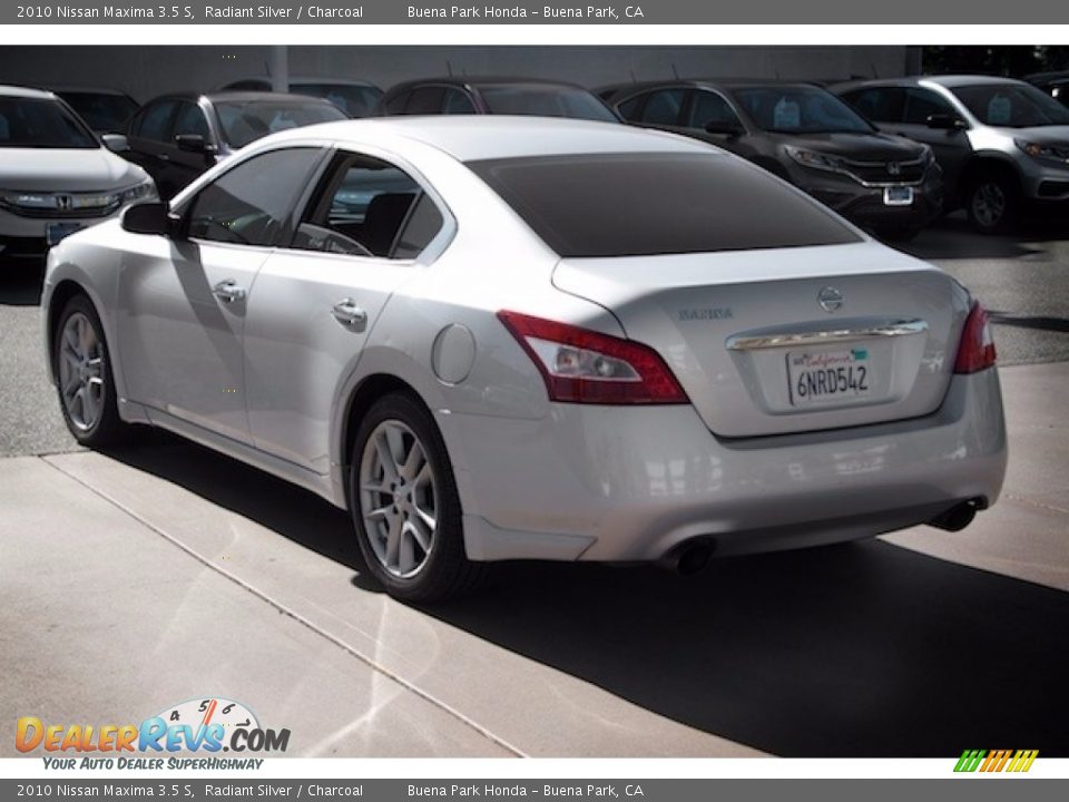 2010 Nissan Maxima 3.5 S Radiant Silver / Charcoal Photo #2