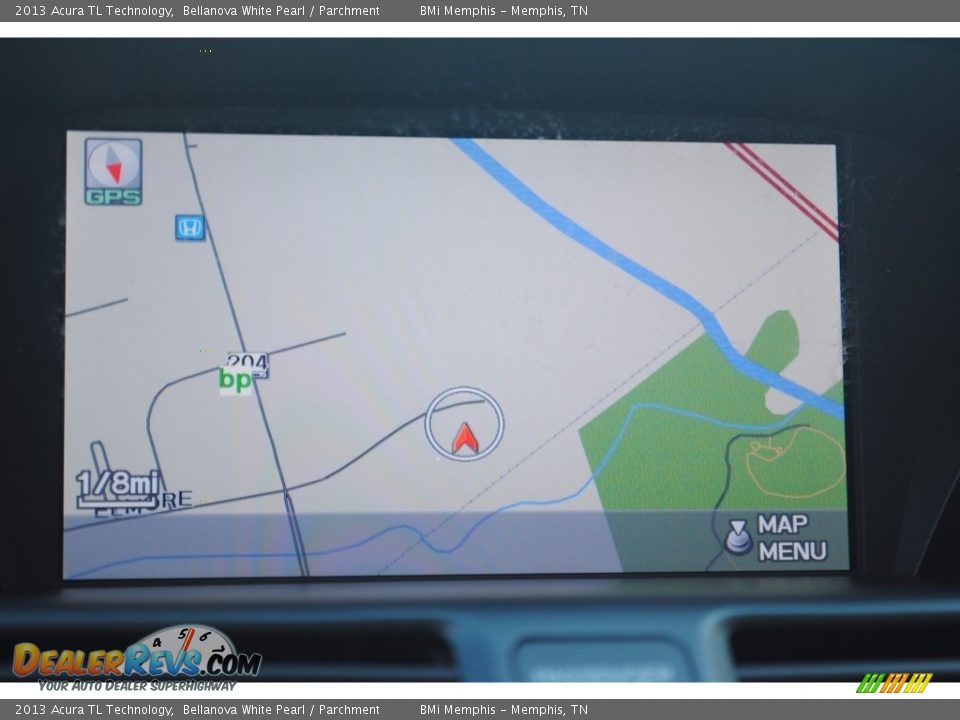 2013 Acura TL Technology Bellanova White Pearl / Parchment Photo #17