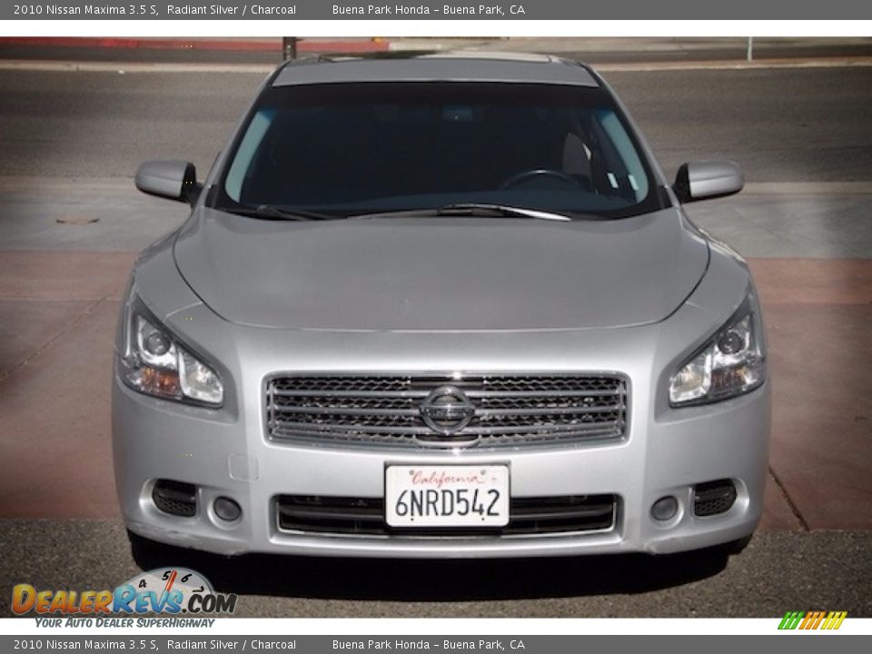 2010 Nissan Maxima 3.5 S Radiant Silver / Charcoal Photo #7