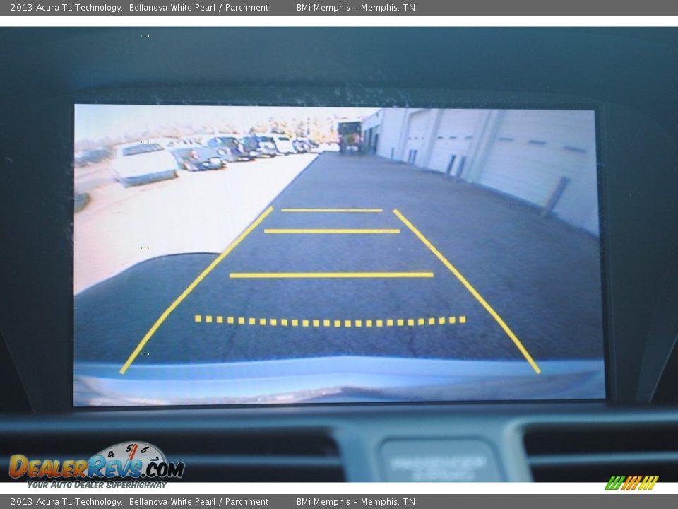 2013 Acura TL Technology Bellanova White Pearl / Parchment Photo #18