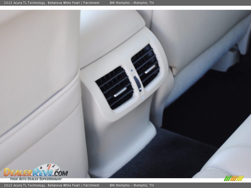 2013 Acura TL Technology Bellanova White Pearl / Parchment Photo #23