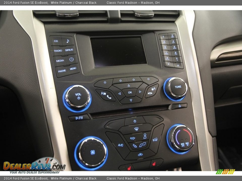 2014 Ford Fusion SE EcoBoost White Platinum / Charcoal Black Photo #8