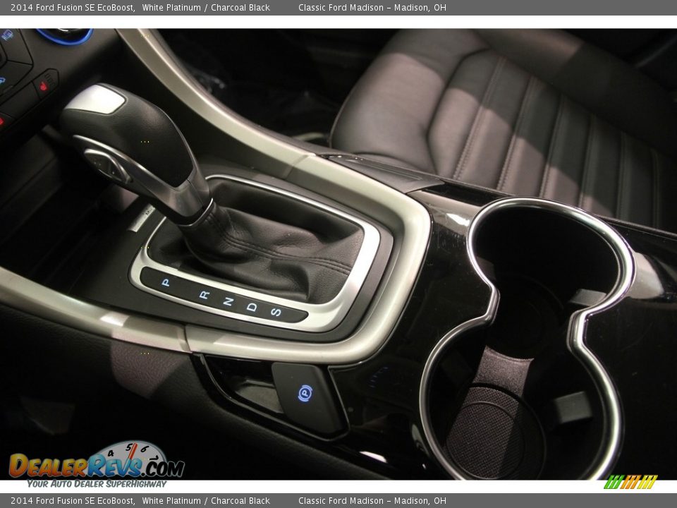 2014 Ford Fusion SE EcoBoost White Platinum / Charcoal Black Photo #10