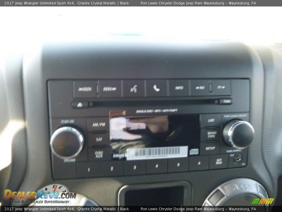 2017 Jeep Wrangler Unlimited Sport 4x4 Granite Crystal Metallic / Black Photo #13