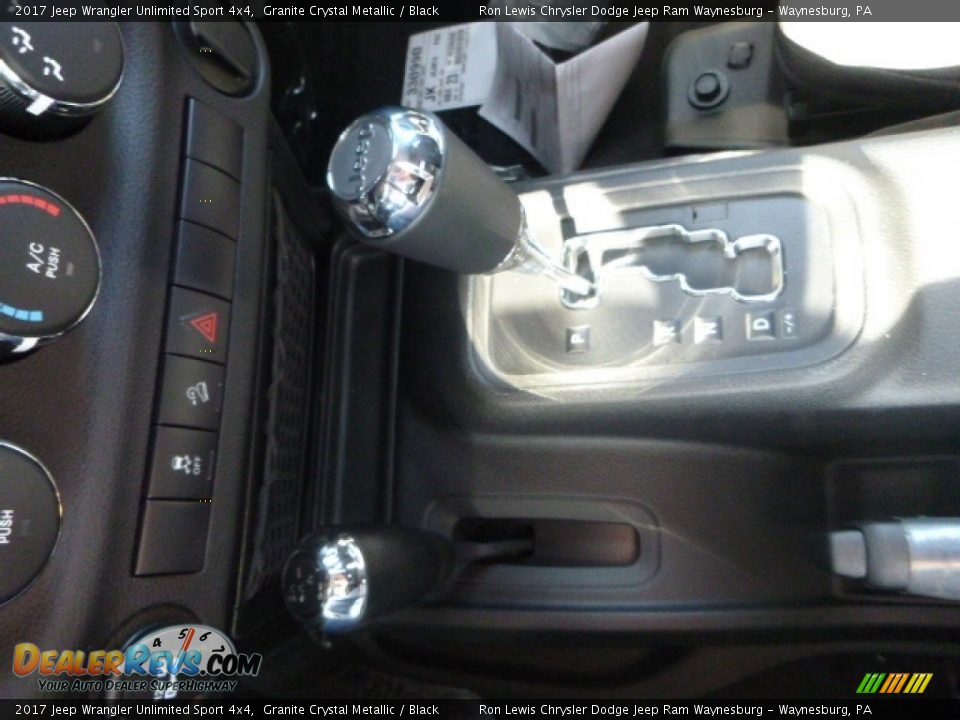 2017 Jeep Wrangler Unlimited Sport 4x4 Granite Crystal Metallic / Black Photo #20