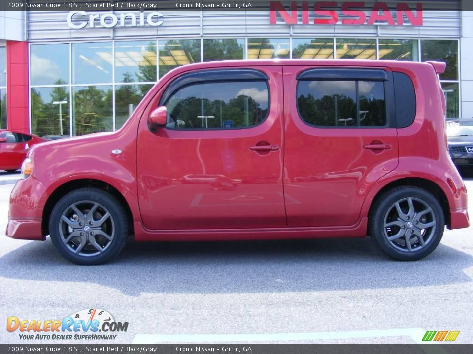 2009 Nissan Cube 1.8 SL Scarlet Red / Black/Gray Photo #1