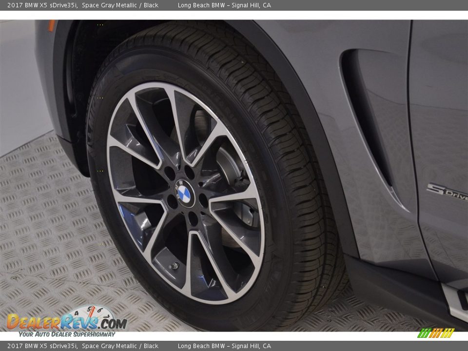 2017 BMW X5 sDrive35i Space Gray Metallic / Black Photo #6