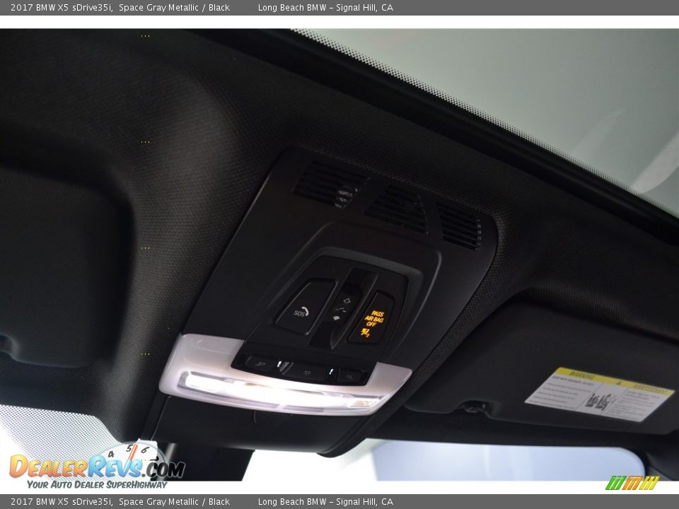 2017 BMW X5 sDrive35i Space Gray Metallic / Black Photo #14