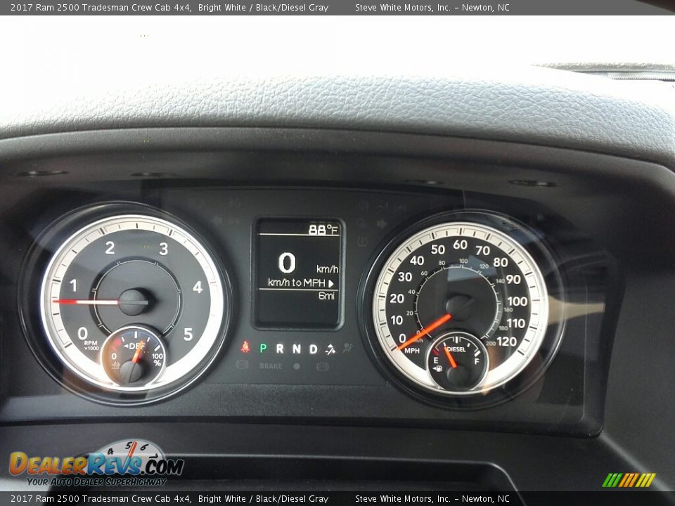 2017 Ram 2500 Tradesman Crew Cab 4x4 Gauges Photo #6