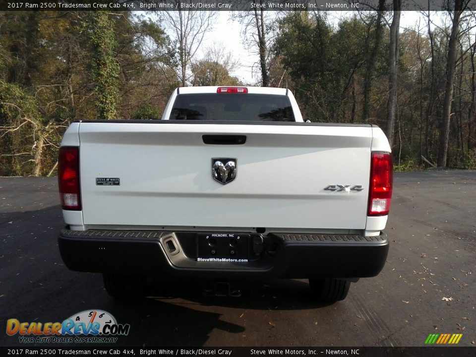 2017 Ram 2500 Tradesman Crew Cab 4x4 Bright White / Black/Diesel Gray Photo #11