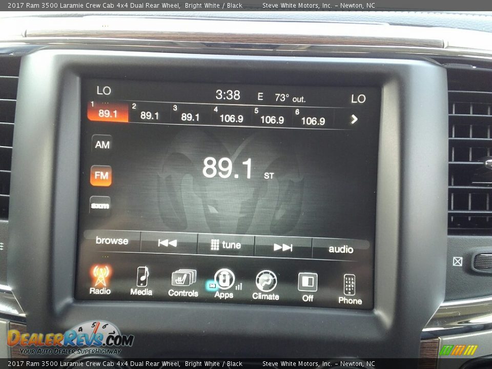 Controls of 2017 Ram 3500 Laramie Crew Cab 4x4 Dual Rear Wheel Photo #7