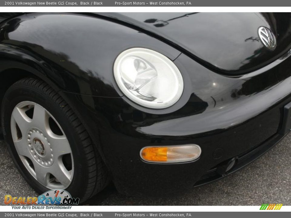 2001 Volkswagen New Beetle GLS Coupe Black / Black Photo #5