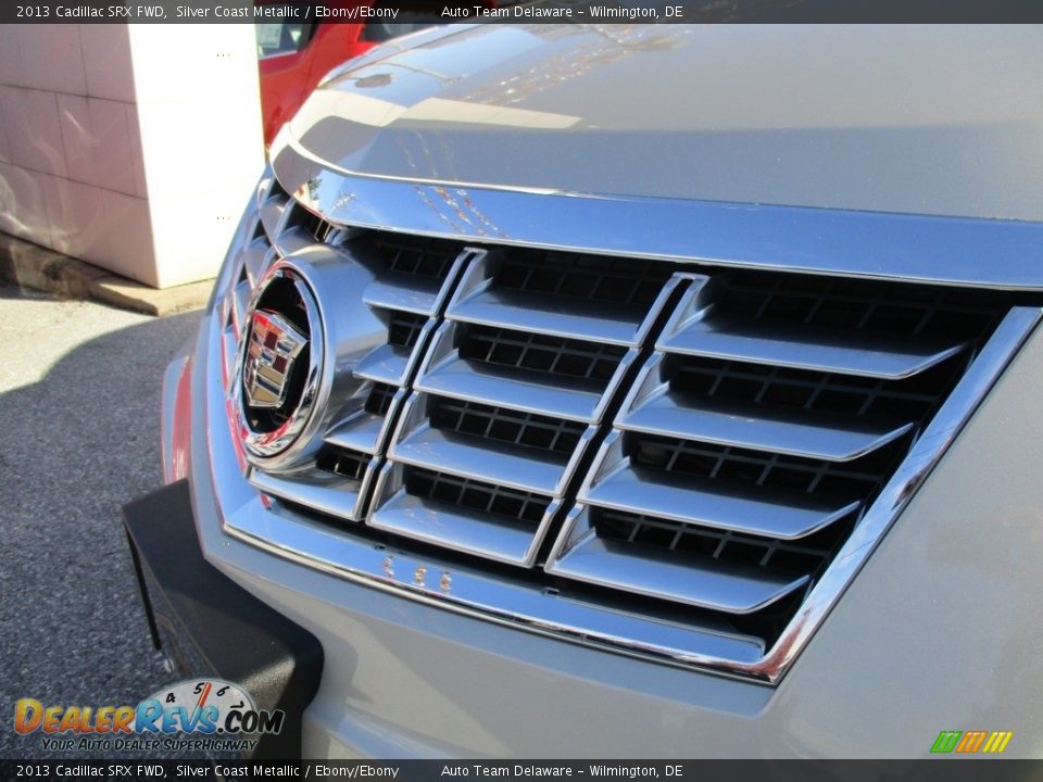 2013 Cadillac SRX FWD Silver Coast Metallic / Ebony/Ebony Photo #27