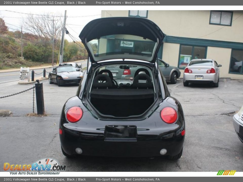 2001 Volkswagen New Beetle GLS Coupe Black / Black Photo #29