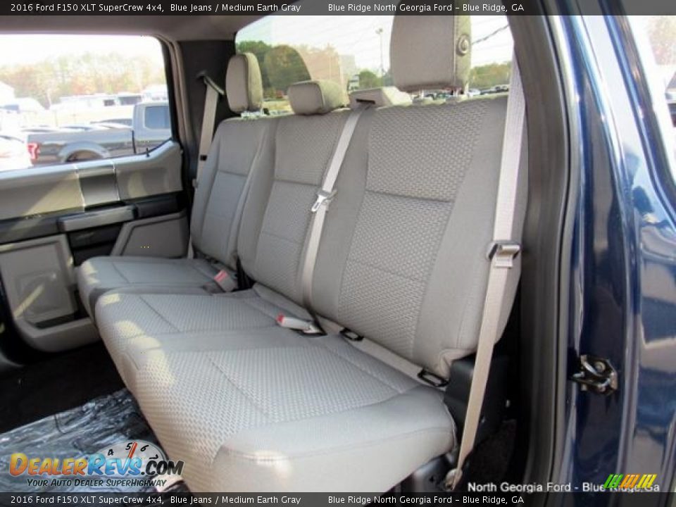2016 Ford F150 XLT SuperCrew 4x4 Blue Jeans / Medium Earth Gray Photo #13