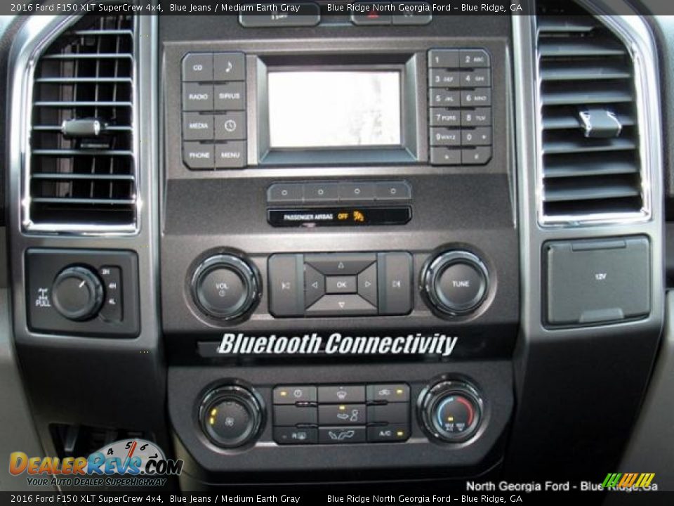 2016 Ford F150 XLT SuperCrew 4x4 Blue Jeans / Medium Earth Gray Photo #20