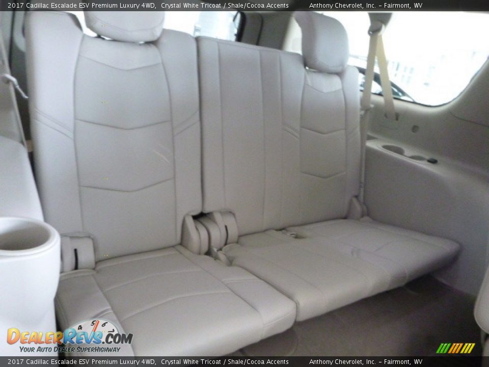 2017 Cadillac Escalade ESV Premium Luxury 4WD Crystal White Tricoat / Shale/Cocoa Accents Photo #7