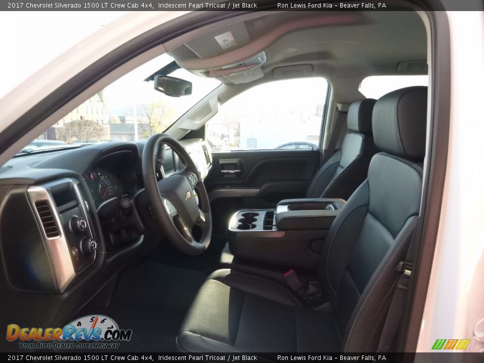 2017 Chevrolet Silverado 1500 LT Crew Cab 4x4 Iridescent Pearl Tricoat / Jet Black Photo #10