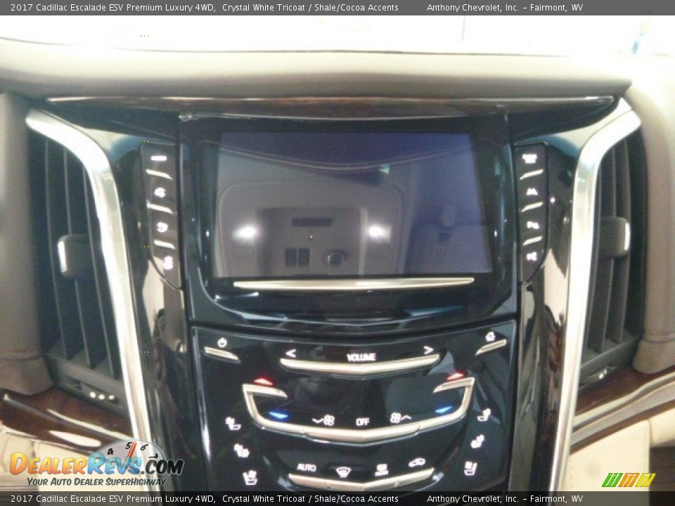 2017 Cadillac Escalade ESV Premium Luxury 4WD Crystal White Tricoat / Shale/Cocoa Accents Photo #17