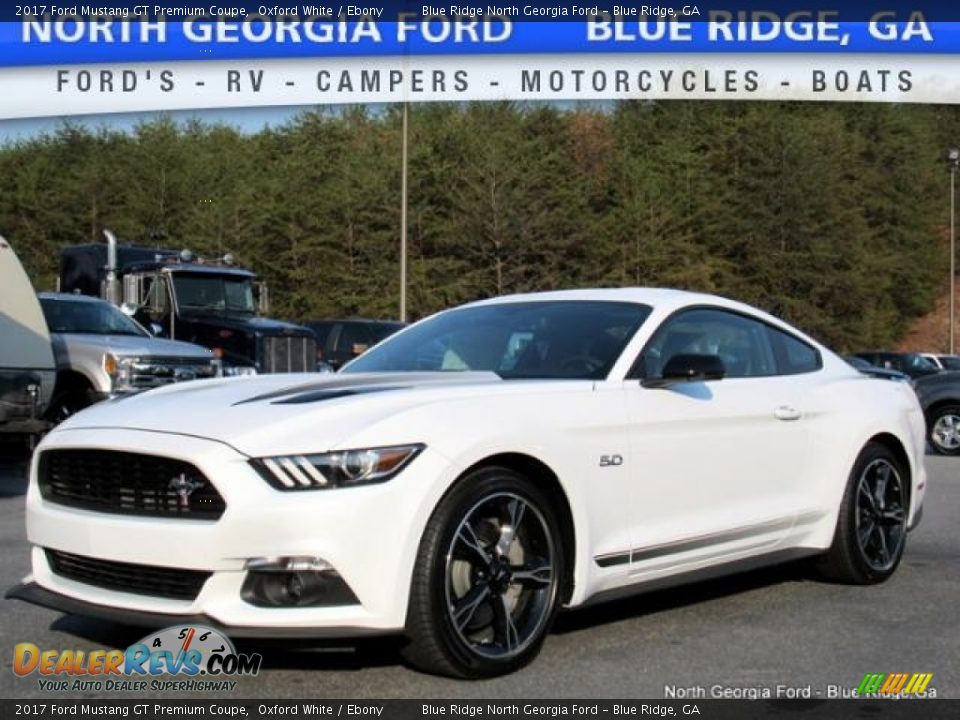 2017 Ford Mustang GT Premium Coupe Oxford White / Ebony Photo #1