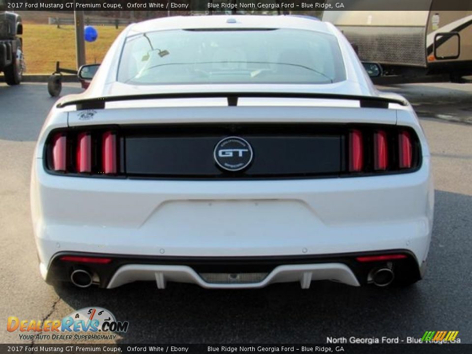 2017 Ford Mustang GT Premium Coupe Oxford White / Ebony Photo #4