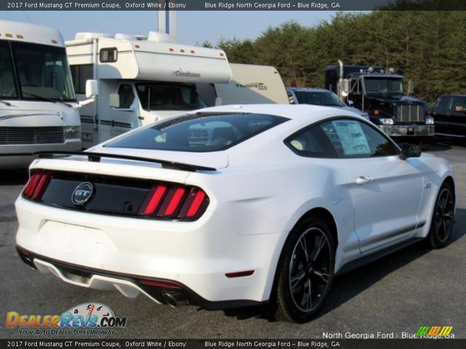 2017 Ford Mustang GT Premium Coupe Oxford White / Ebony Photo #5