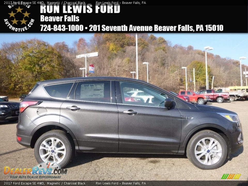 2017 Ford Escape SE 4WD Magnetic / Charcoal Black Photo #1