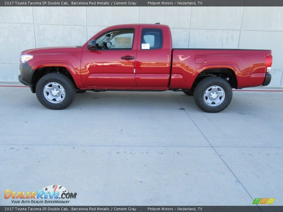 Barcelona Red Metallic 2017 Toyota Tacoma SR Double Cab Photo #6