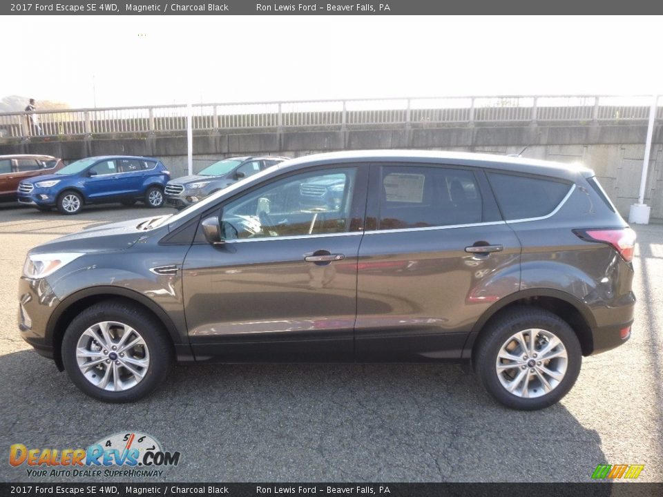 2017 Ford Escape SE 4WD Magnetic / Charcoal Black Photo #6